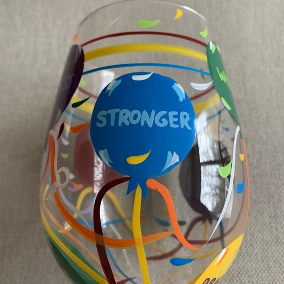 Lolita Colorful Birthday Wine Glass - Picture 4 of 8